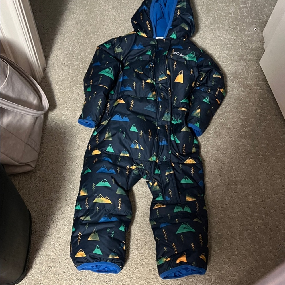 Colorful Columbia Kids' Snowsuit with Hood